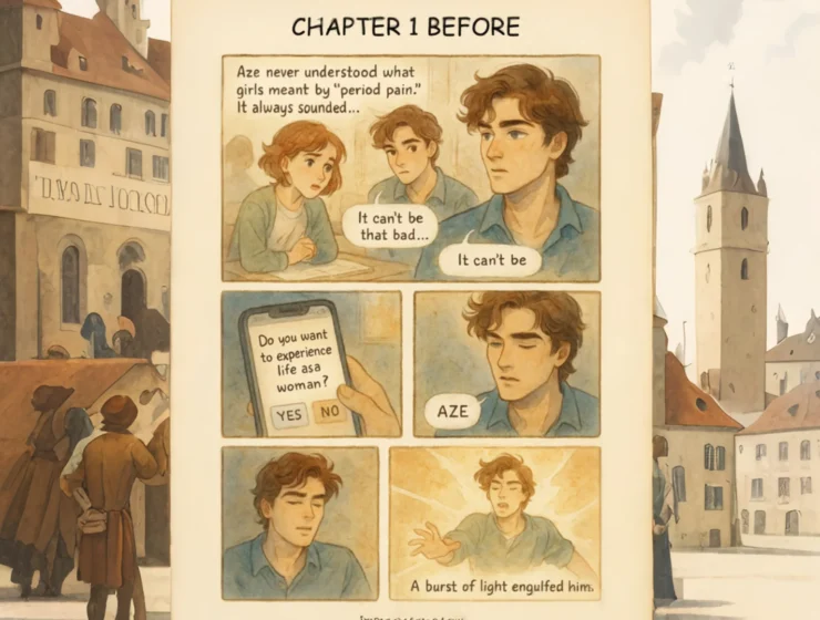 Boy dismissing period pain, saying "It can’t be that bad" in a comic about empathy for women’s bodies